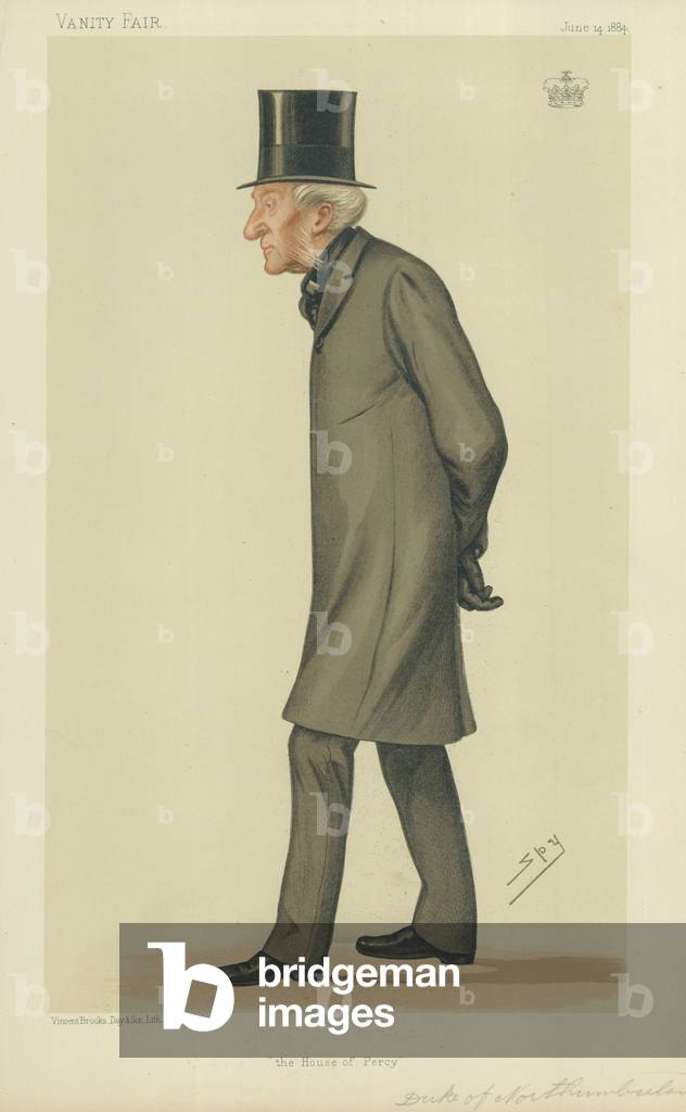 Der Herzog von Northumberland (Farbe litho)