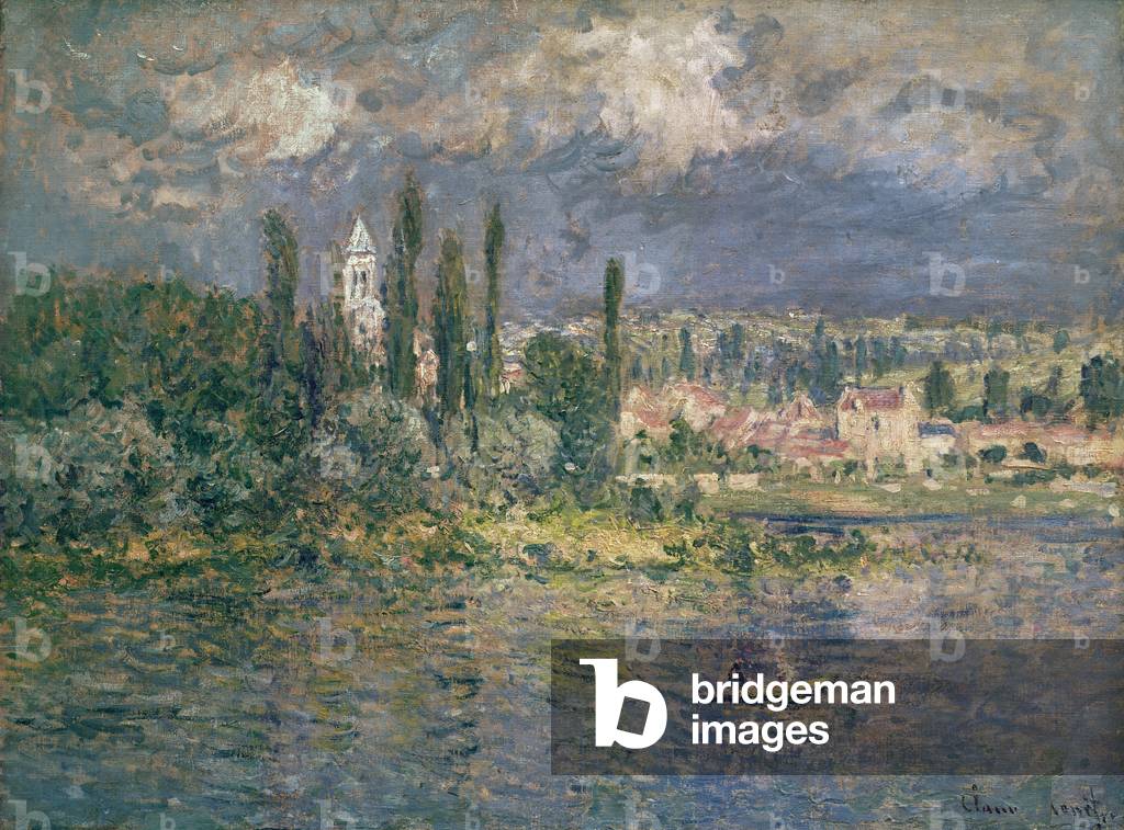 Immagine di Dipinto "Paesaggio con una tempesta" 1880 di Claude Monet