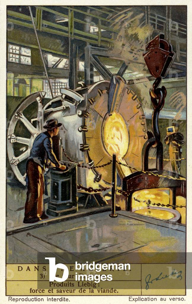 Image of Print depicting Steel works