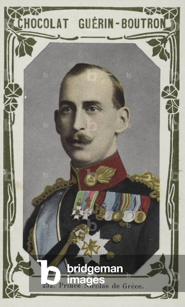 Bild von Druck "Prinz Nicolas de Grece (Farbfoto)" 1801 von French School