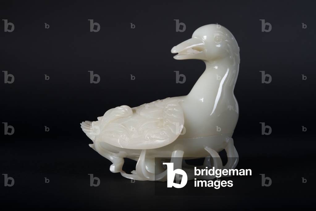 Plat couvert (Jade) par Chinese School