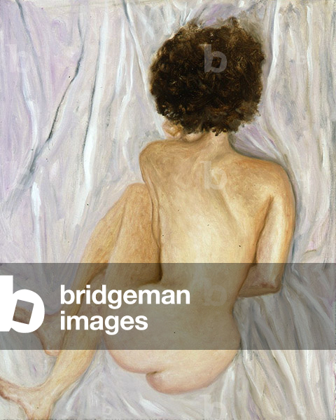 Turned Nude, 1990 (Öl auf Leinwand)