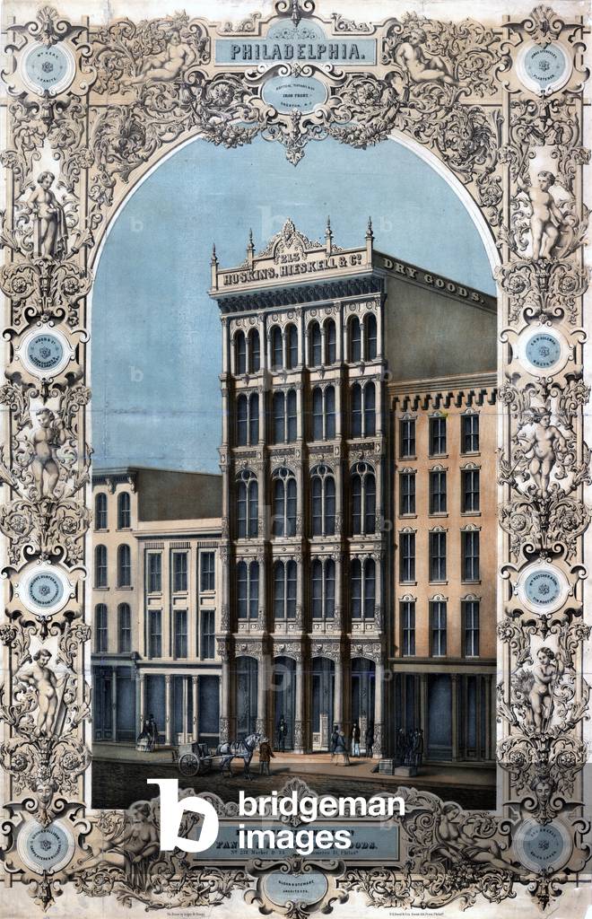 Hoskins, Hieskell & Co. Importateurs et travailleurs de produits secs de fantaisie et de base, n° 213 Market &