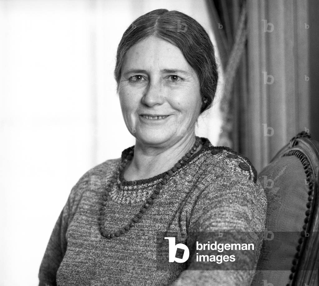 Bild von Fotografie "Doris Lessing" von Louis Monier, b/w