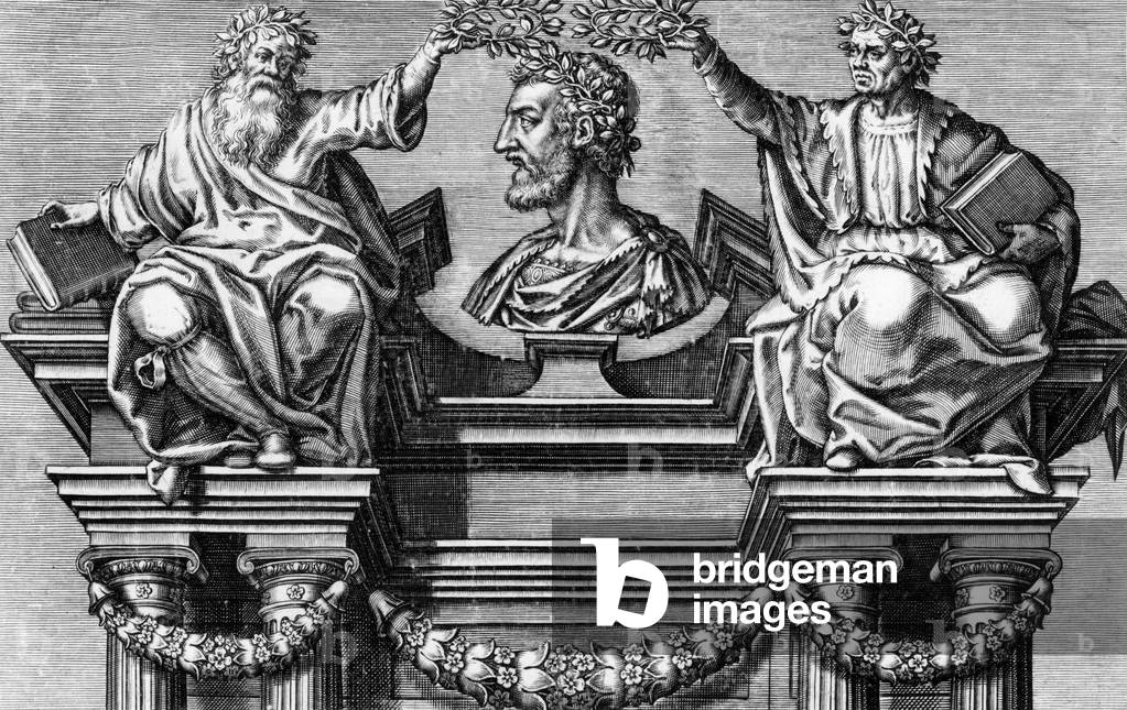 Titlepage 'Les Oeuvres de Pierre Ronsard'. 'The Works of Pierre Ronsard, Vendomois Gentleman, Prince of French