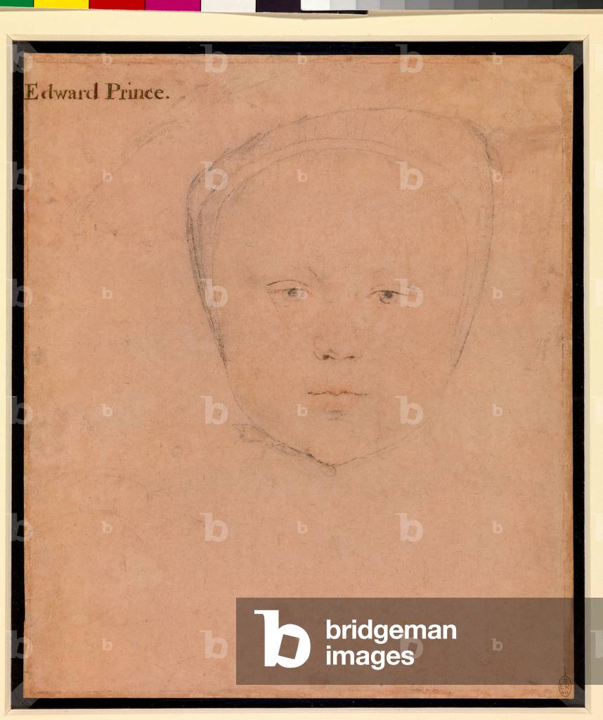 Edward, Principe di Galles, 1538 (gesso, penna e inchiostro su carta)