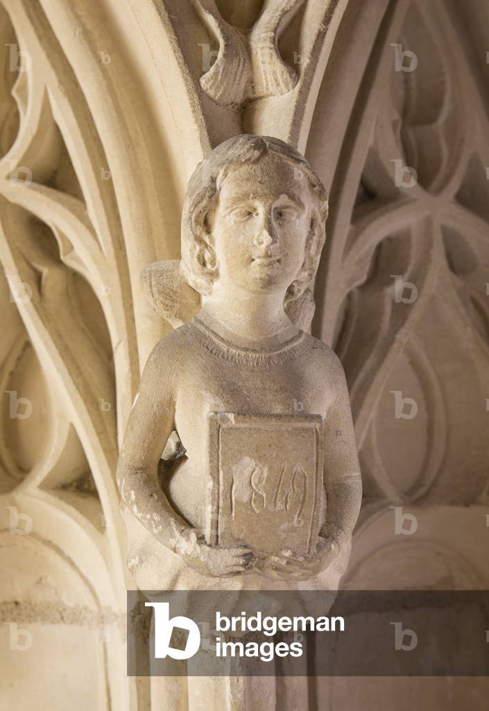 Détail du poele central de la bibliothèque 1429