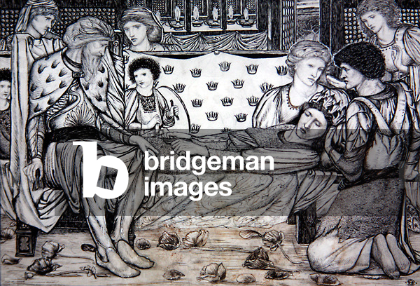 Immagine di Disegno "Illustrazione per 'Phantastes'", 1894 di Bernard Sleigh