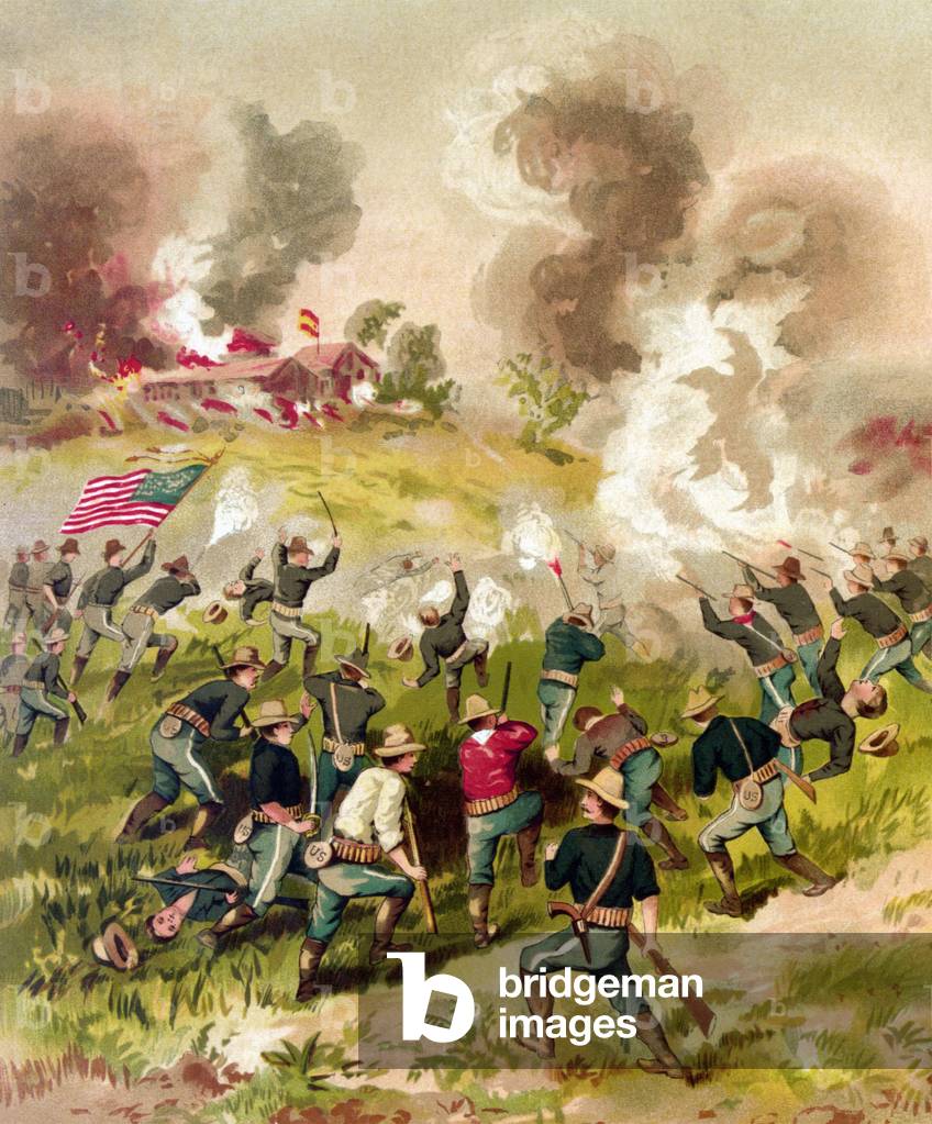"Americani Bluecoats attaccano il forte spagnolo"