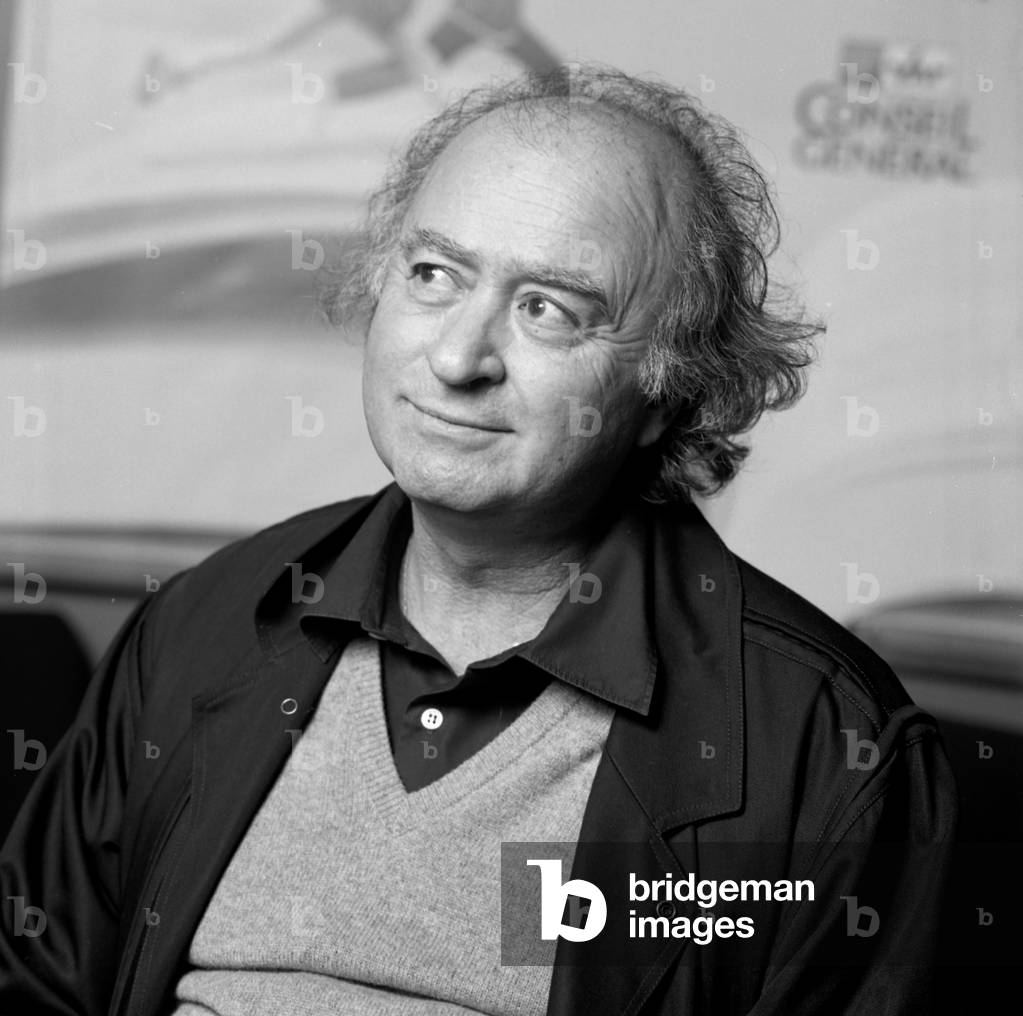 Immagine di Fotografia "Georges wolinski 1998" di Louis Monier, b/w