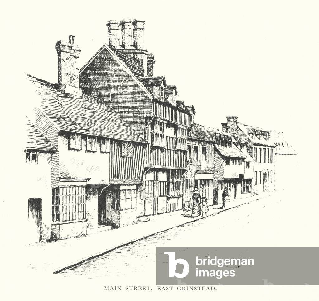 Bild von Druck "Hauptstraße" 1901 von Duncan Moul