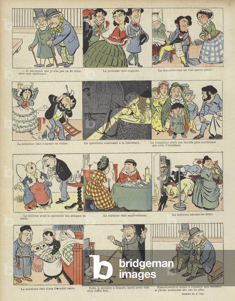 Illustrazione per Le Rire (color lito)