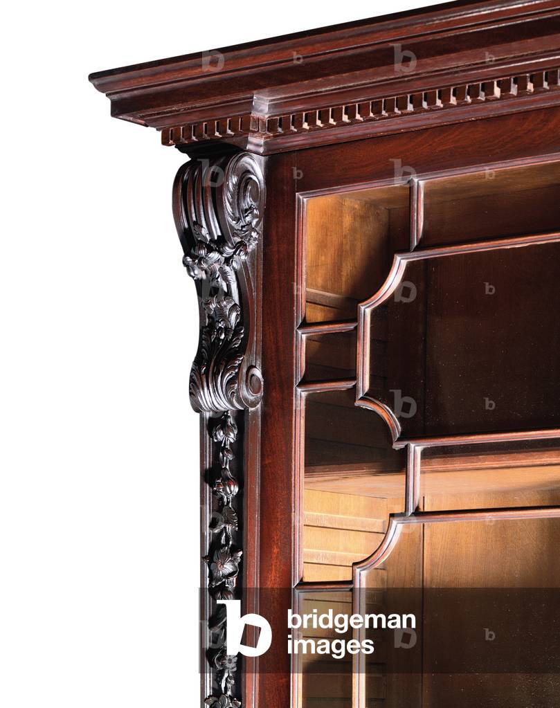 A George III Breakfront Bücherregal, 1764 (Mahagoni & Glas)