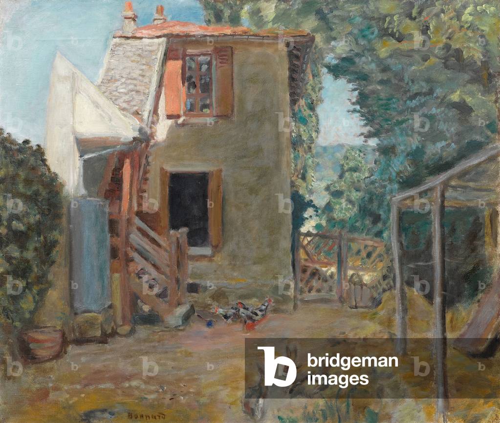 Immagine di Dipinto "Maison de la Mère du Peintre Roussel à L'Étang-La-Ville/La Maison de Campagne" 1903 di Pi