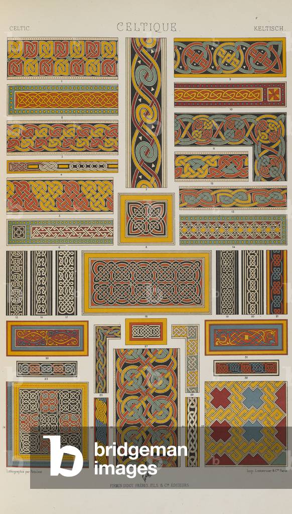 Celtic 1873 par Albert Charles Auguste Racinet