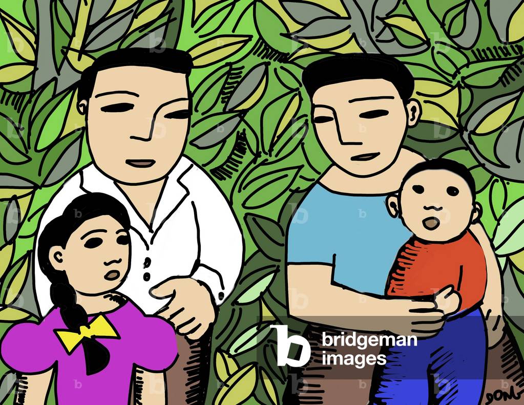 Lateinische Familie, 2007 (Computergrafik)