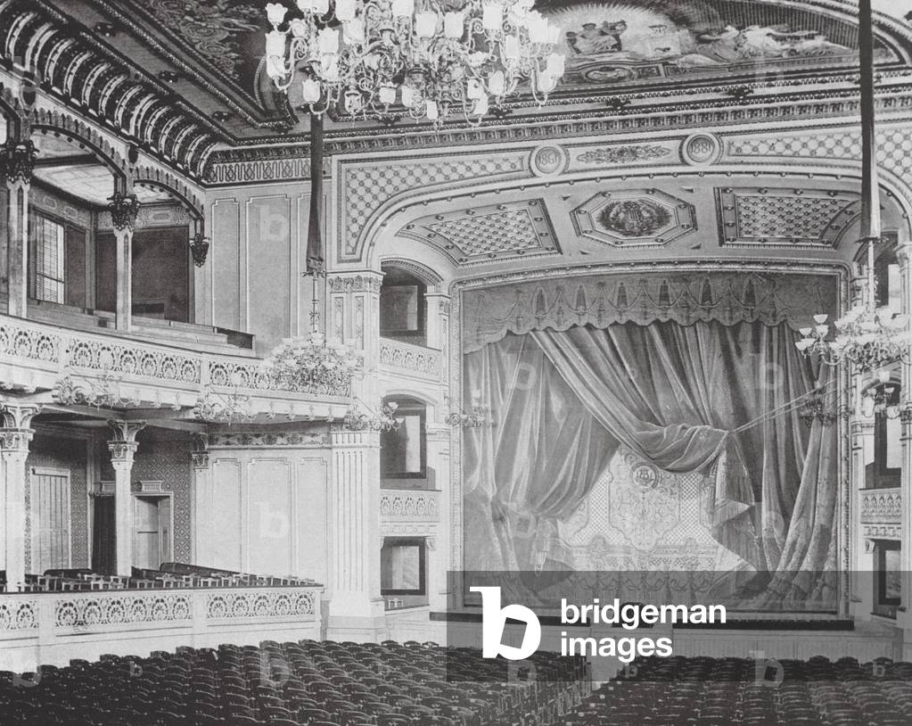 Image of Photography depicting Barcelona: Sala de Espectaculos del Teatro Lirico (b/w photo) by Fernando Rus B