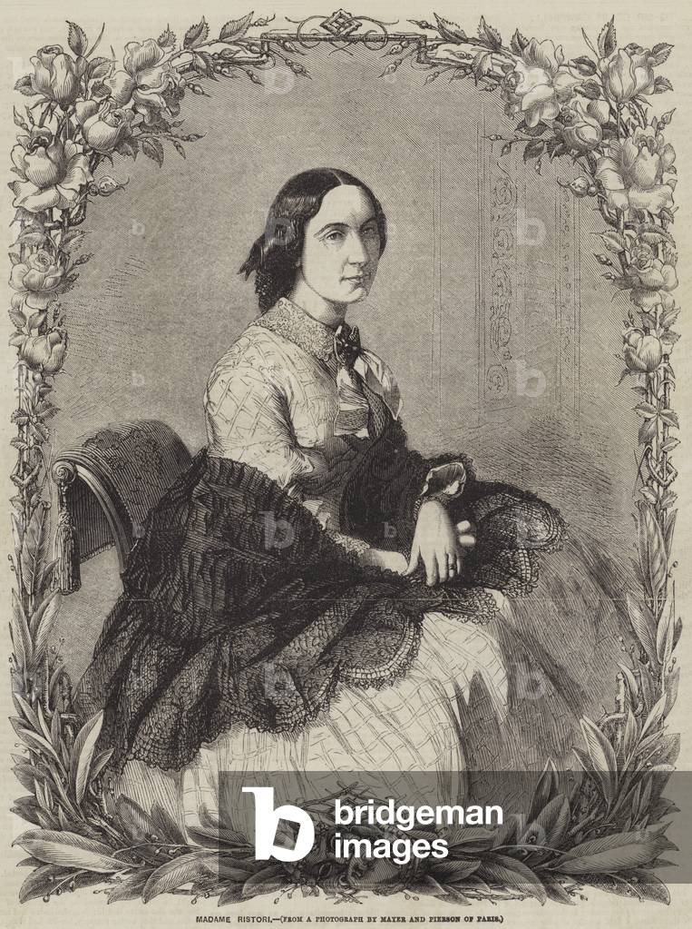 "Madame Ristori (Gravur)" von English School