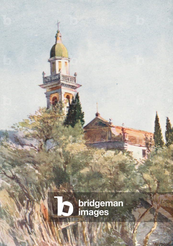 Immagine di Stampa "Chiesa di S Massimo" 1901 di William Scott