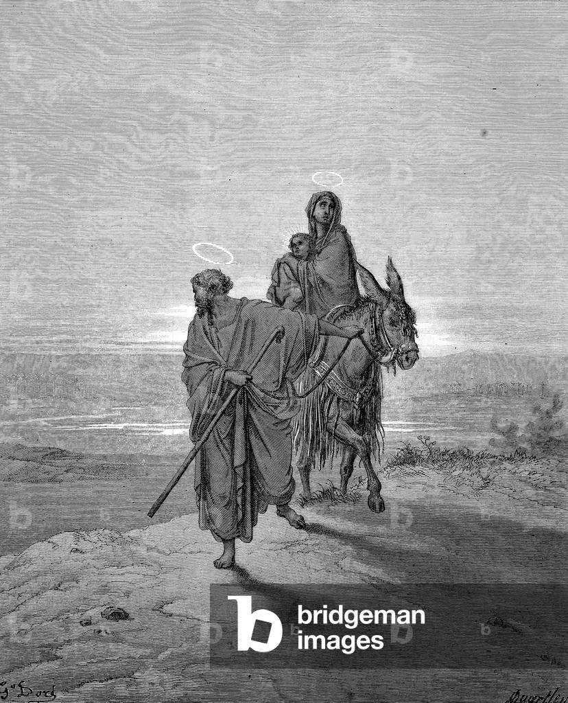 Le vol vers l'Égypte est un événement biblique décrit dans l'Évangile de Matthieu. Peu de temps après la visit