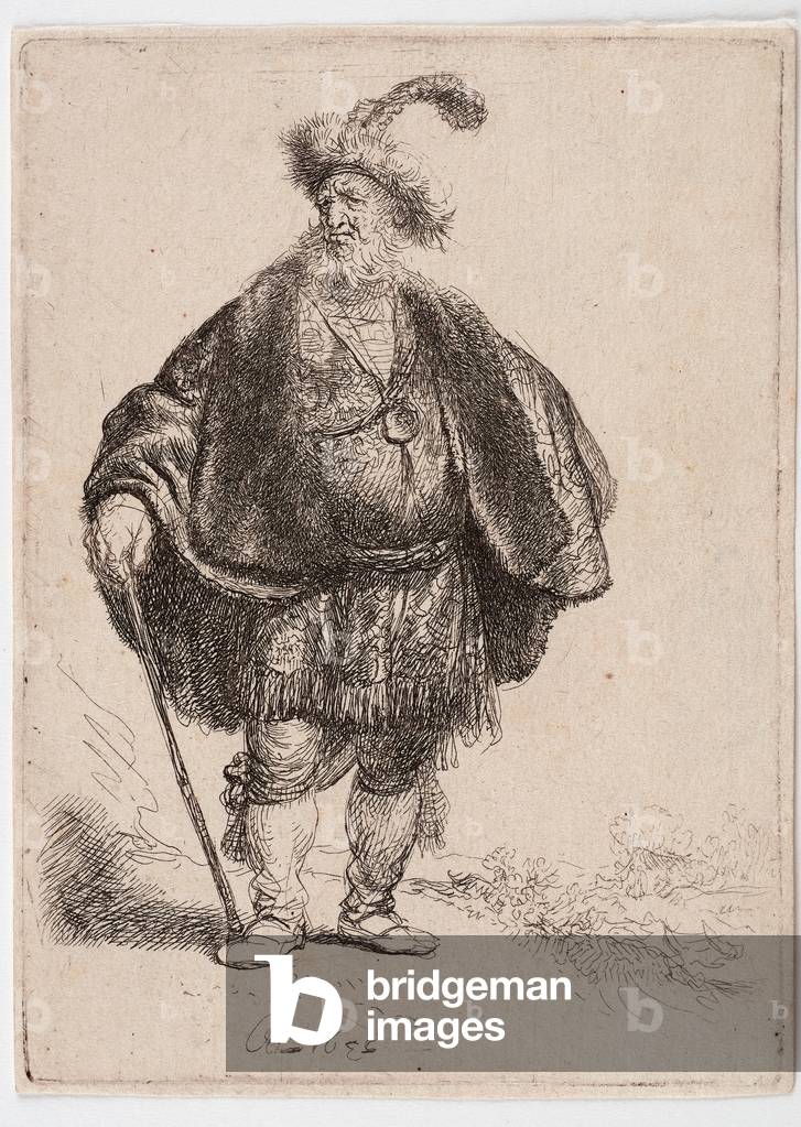Image of Engraving depicting The Persian 1632 by Rembrandt Harmensz. van Rijn