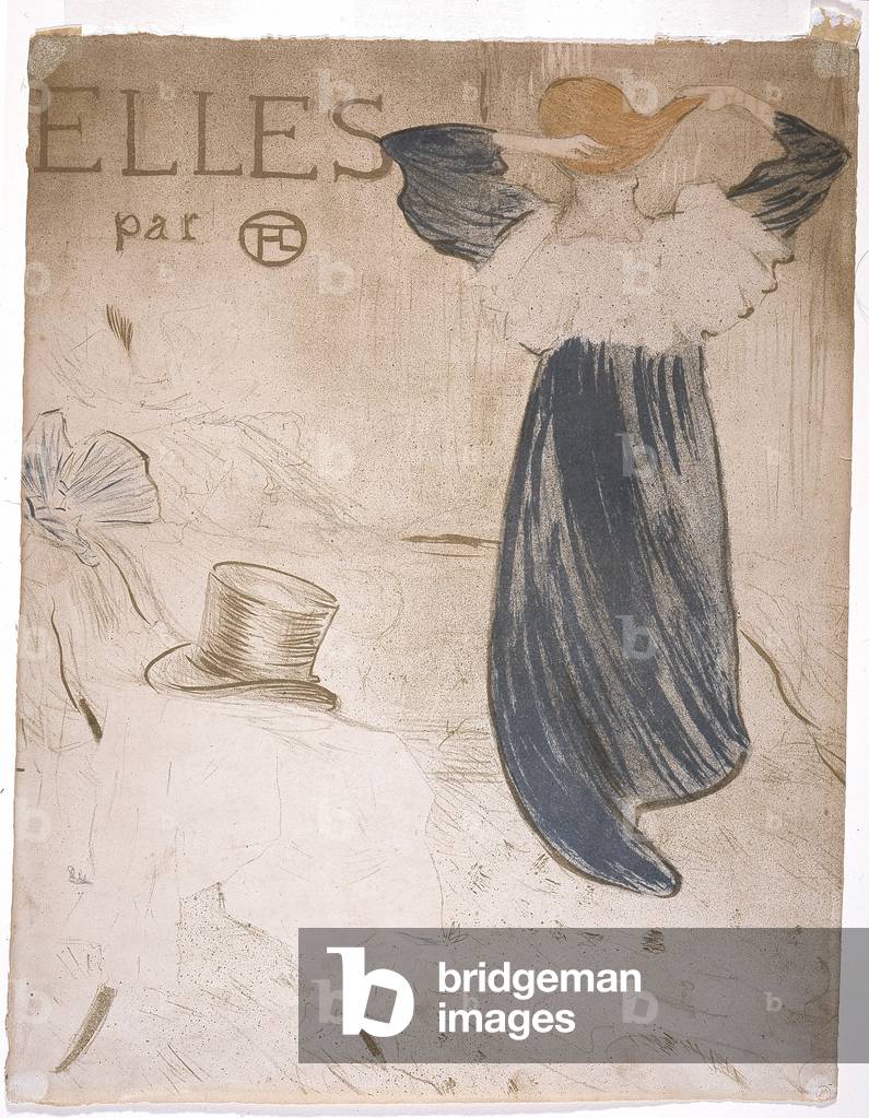 Frontispiece per «Elles» (litografia a colori)