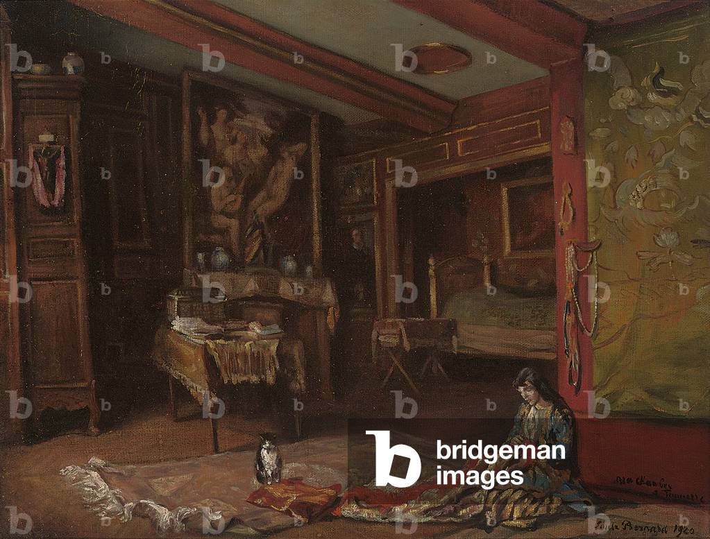 La mia camera a Tonnerre, 1920 (olio su tela)