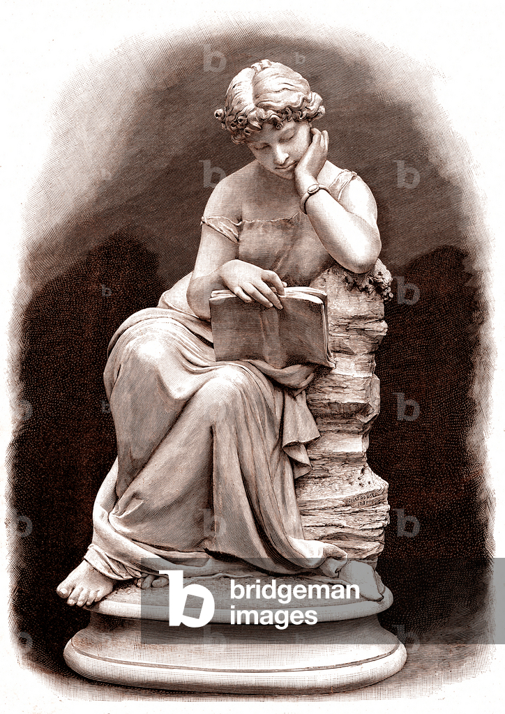 Lettura, 1893 (acquaforte)