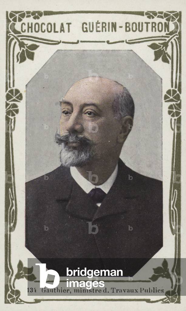 Gauthier, ministre des Travaux Publics (foto a colori)