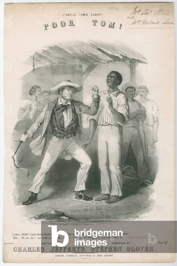 Immagine di Stampa "Povero Tom! ", 1852 di American School