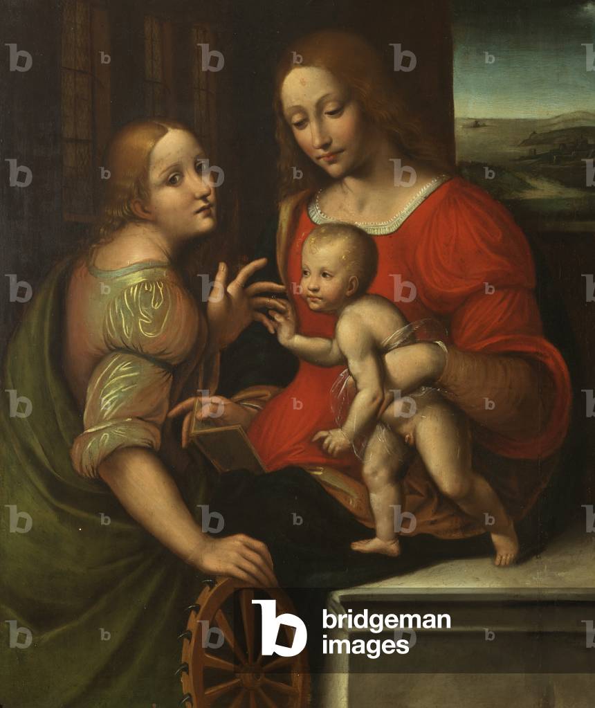 Image of The Mystic Marriage of St Catherine by Giampietrino, Giovanni ...