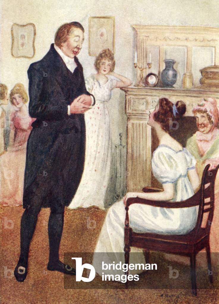 "«Orgoglio e pregiudizio» di Jane Austen" di Arthur Wallis Mills