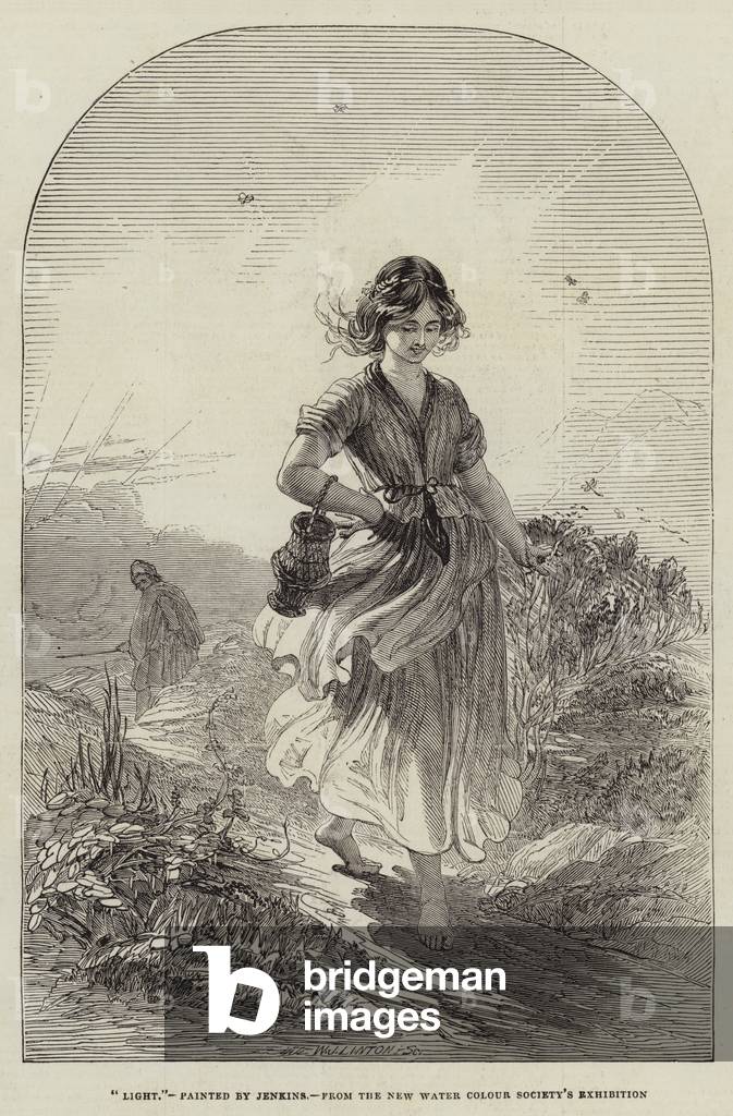 "Licht (Gravur)" von Joseph John Jenkins, b/w