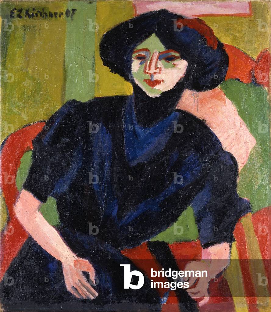 ritratto di una donna, 1911 (olio su tela)