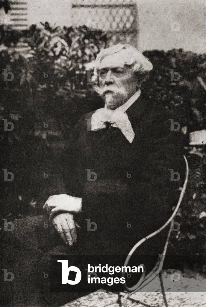 Immagine di Stampa "Edmond de Goncourt (foto in b/n)" di Unknown photographer, b/w
