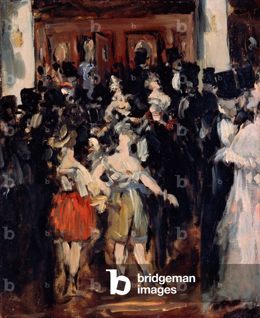 Ballo mascherato al Opera, 1873 (olio su tela)