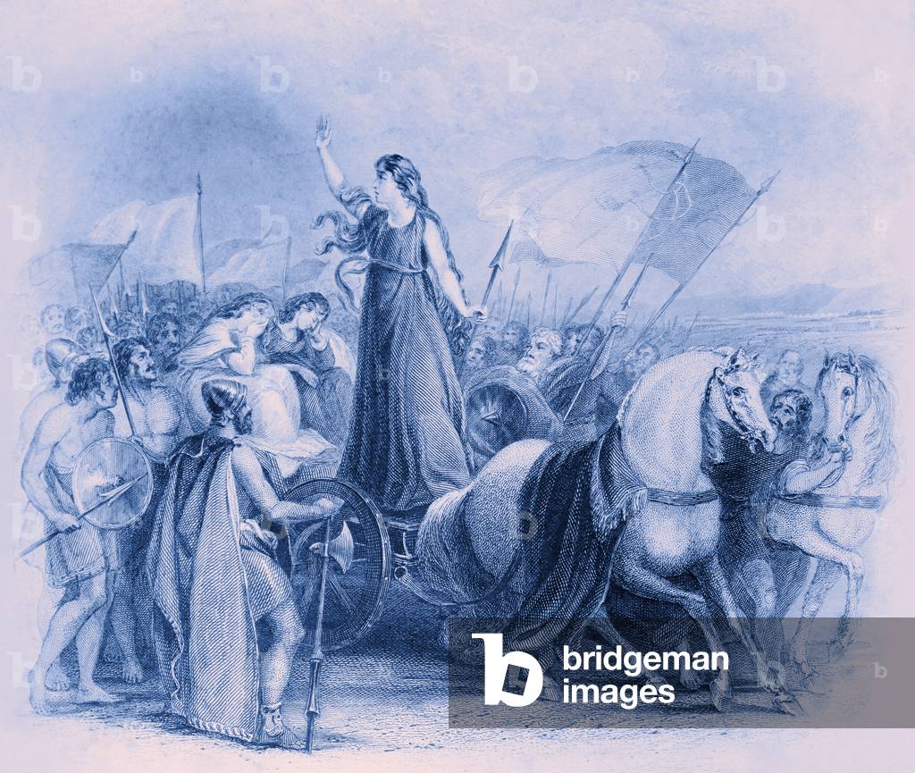 Image of Print depicting Boudica / Boadicea