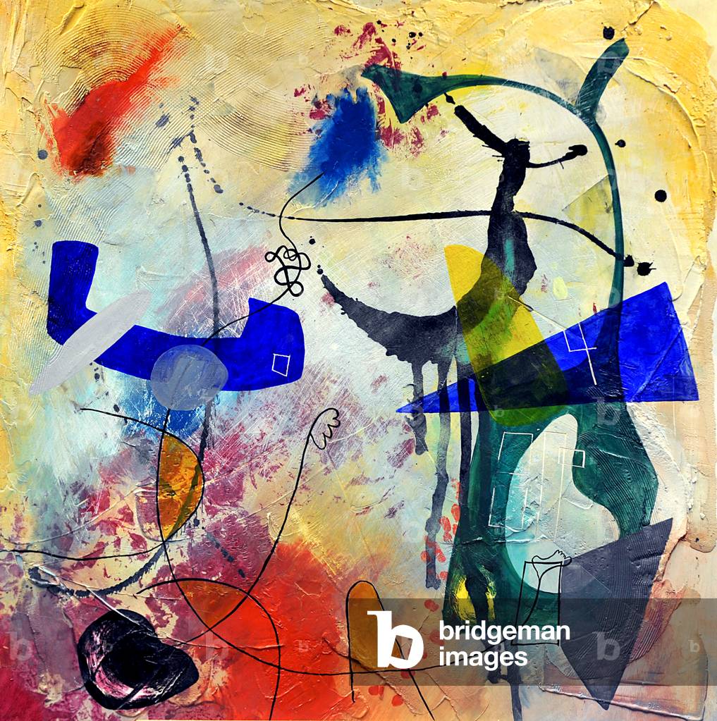 A Foot In The Door, 2013 (acrilico e gesso su truciolato)