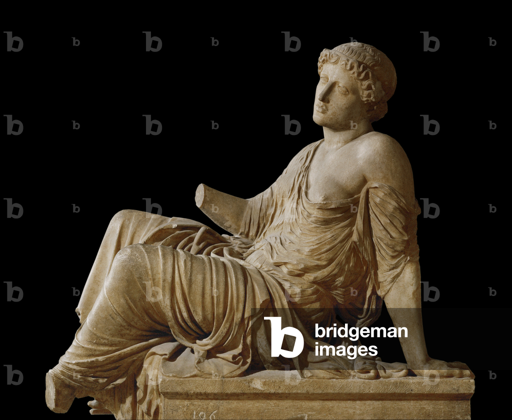 Liegende Frau, sogenannte Suppliante Barberini Antike Replik eines Marmororiginals ...