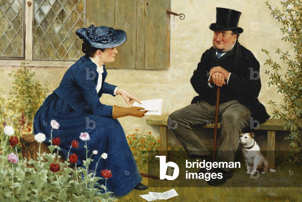 The Contract, (oil on canvas)