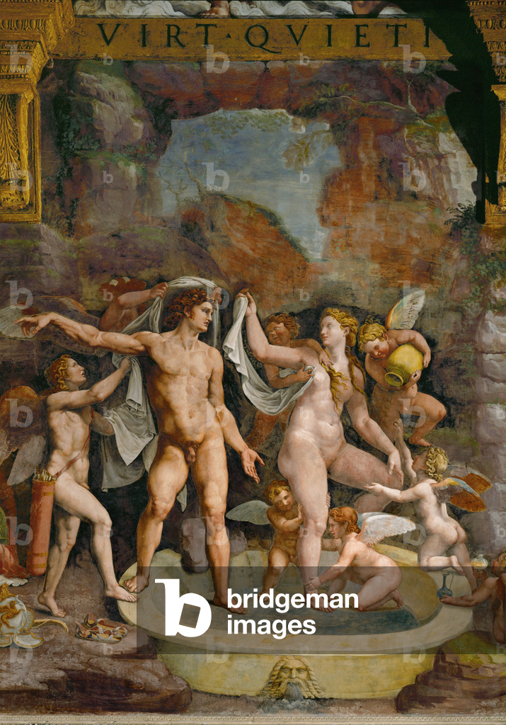 Immagine di Dipinto "Scena di bagno ..." di Giulio Romano