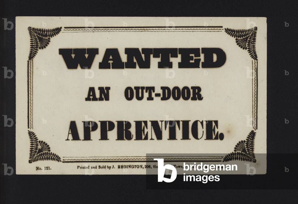 Publicité : A voulu un apprenti extérieur (type) par English School