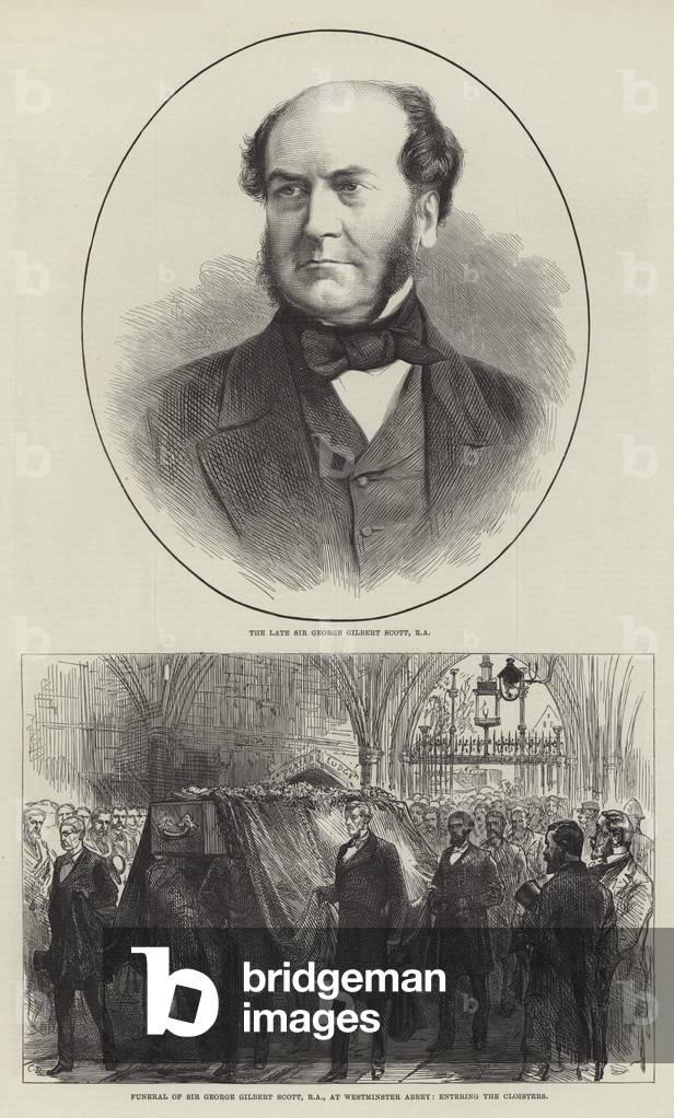 George Gilbert Scott (engraving) by Charles Robinson