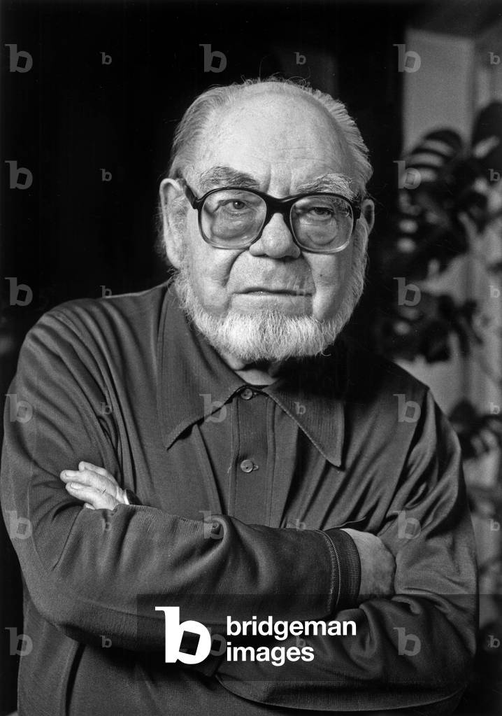 Image of Photography depicting Eugene Guillevic by Louis Monier, b/w
