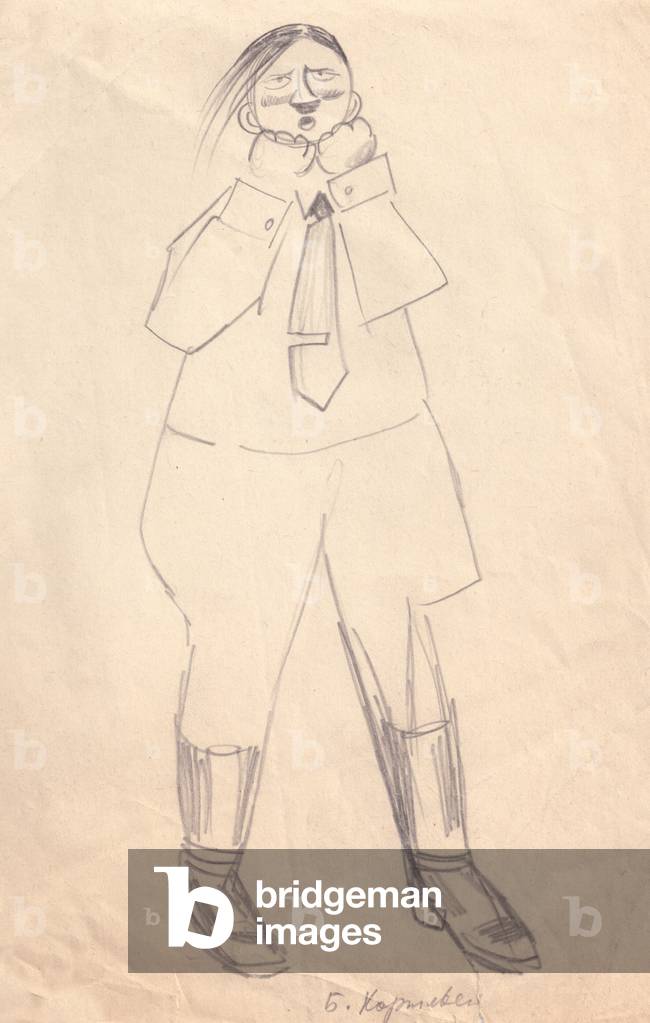 Hitler, 1964 (Bleistift auf Papier)