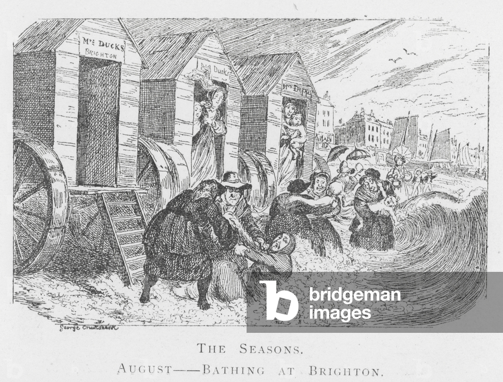 Immagine di Incisione "Le stagioni" 1801 di George Cruikshank