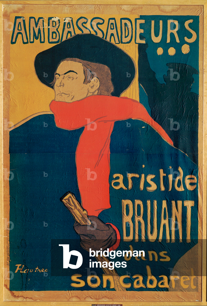 Immagine di Manifesto "Aristide Bruant" di Henri de Toulouse-Lautrec
