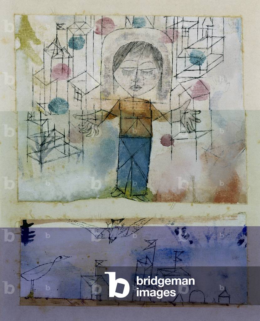 Bild von Zeichnung "The Gifted Boy (Tusche und Aquarell)" 1901 von Paul Klee