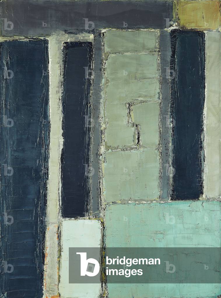 Zusammensetzung, 1950 (Öl auf Leinwand)