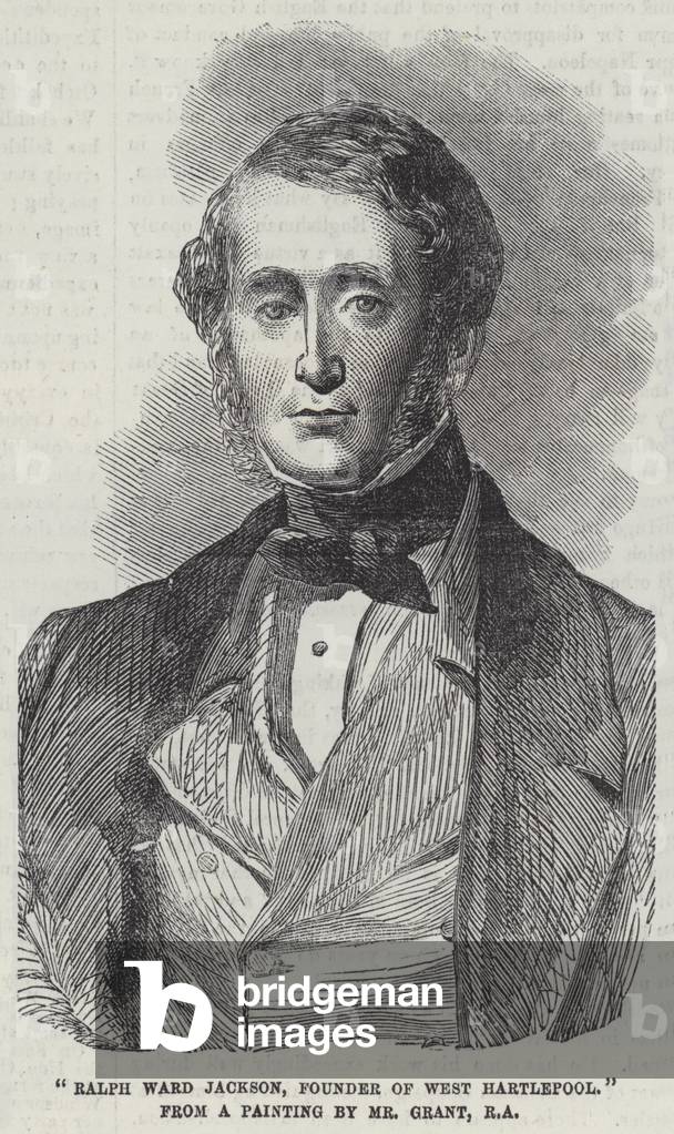 "Ralph Ward Jackson" 1855 di English School